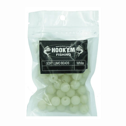 Hookem Soft Lumo Lime Beads-Terminal Tackle - Beads & Tubing-Hookem-6x6mm-Fishing Station