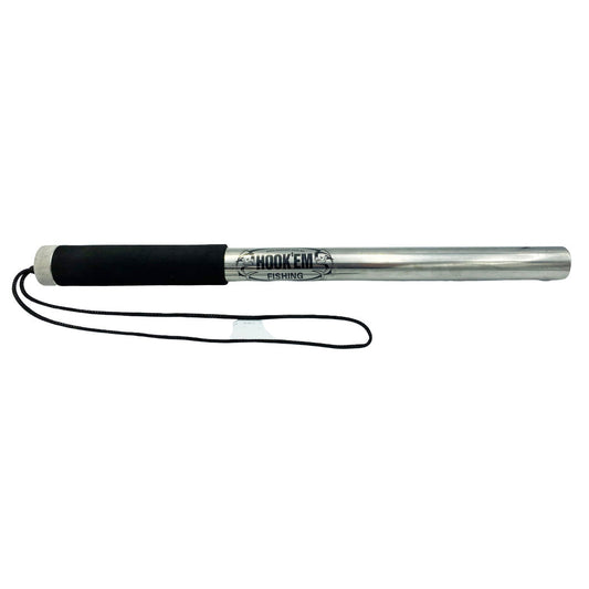 Hookem Stainless Steel Baton/Donga with Removable Butt Cap & IKI Attachment-Gaffs & Catch and Release Tools-Hookem-Fishing Station
