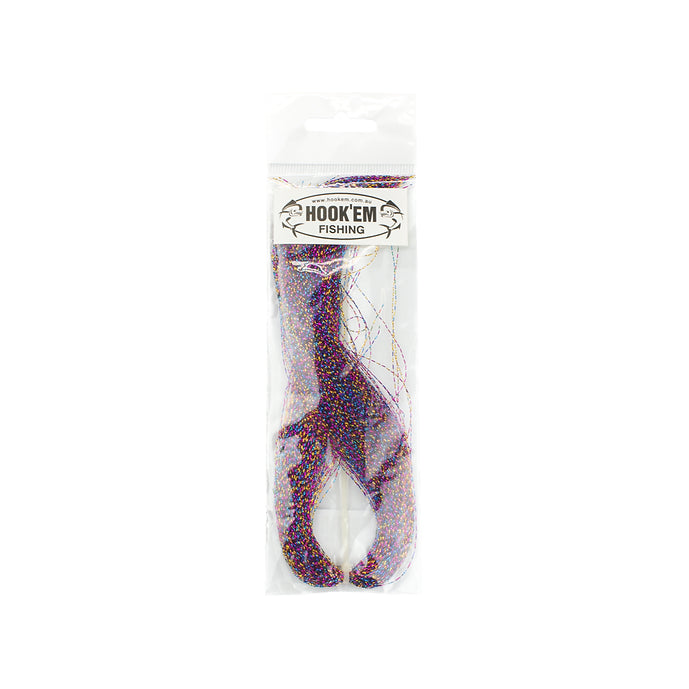 Hookem Tinsel Flash Hair and Skin-Fly Fishing - Fly Tying Material-Hookem-Rainbow-Fishing Station