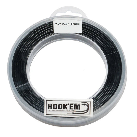 Hookem Wire Rigging Trace-Line - Wire-Hookem-100lb 1.0mm-Fishing Station