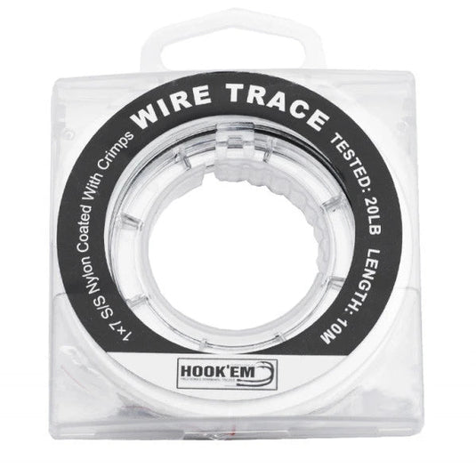 Hookem Wire Rigging Trace-Line - Wire-Hookem-100lb 1.0mm-Fishing Station