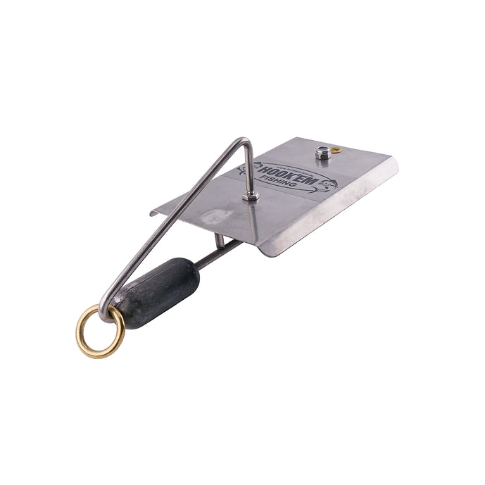 Load image into Gallery viewer, Hookem Stainless Steel Planer Paravane-Downriggers &amp; Accessories-Hookem-Size 2: 75mm x 50mm-Fishing Station
