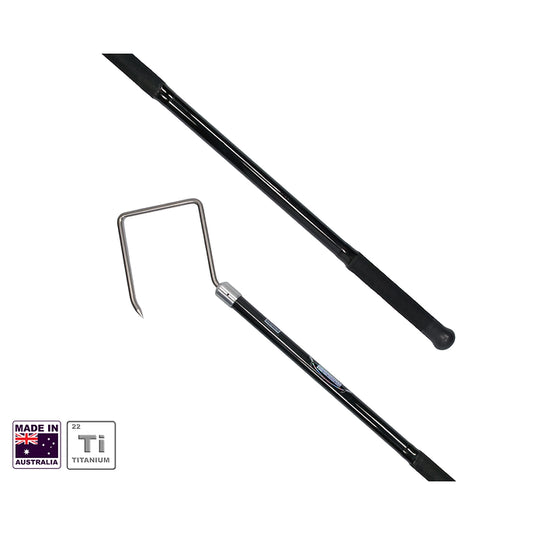 Hookem Titanium Diamond Gaff-Gaffs & Catch and Release Tools-Hookem-GFDT6-160 (Gape 6