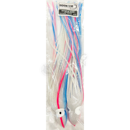 Hookem 12" Octopus Skirt - Swordfish Specialist - 2 Pack