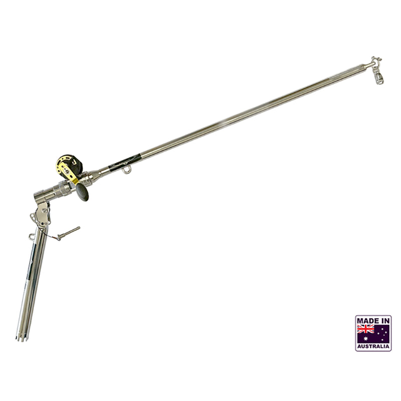 Hookem Teaser Bar - Reel Seat - Adjustable-Teasers-Hookem-160cm Boom (6 Position)-Fishing Station