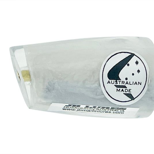 JB Lures Micro Dingo-Lure - Skirted Trolling-JB Lures-White Head-Fishing Station