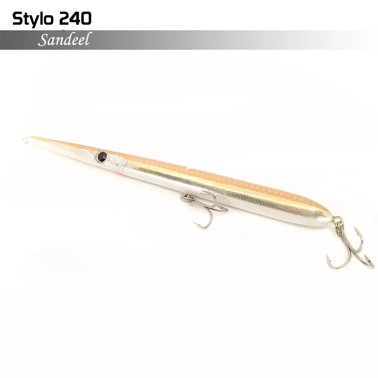 Jack Fin Stylo Pencil Bait Lure-Lure - Poppers, Stickbaits & Pencils-Jack Fin-Sandeel (custom)-240-Fishing Station