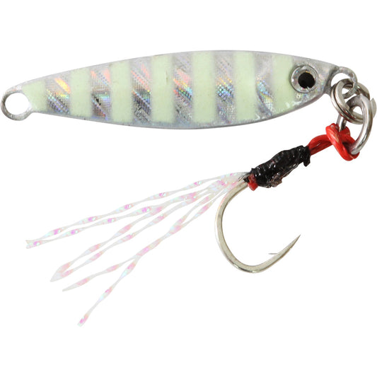 JigPara Micro Jig-Lure - Jig-Majorcraft-3g-07 - Zebra Glow-Fishing Station