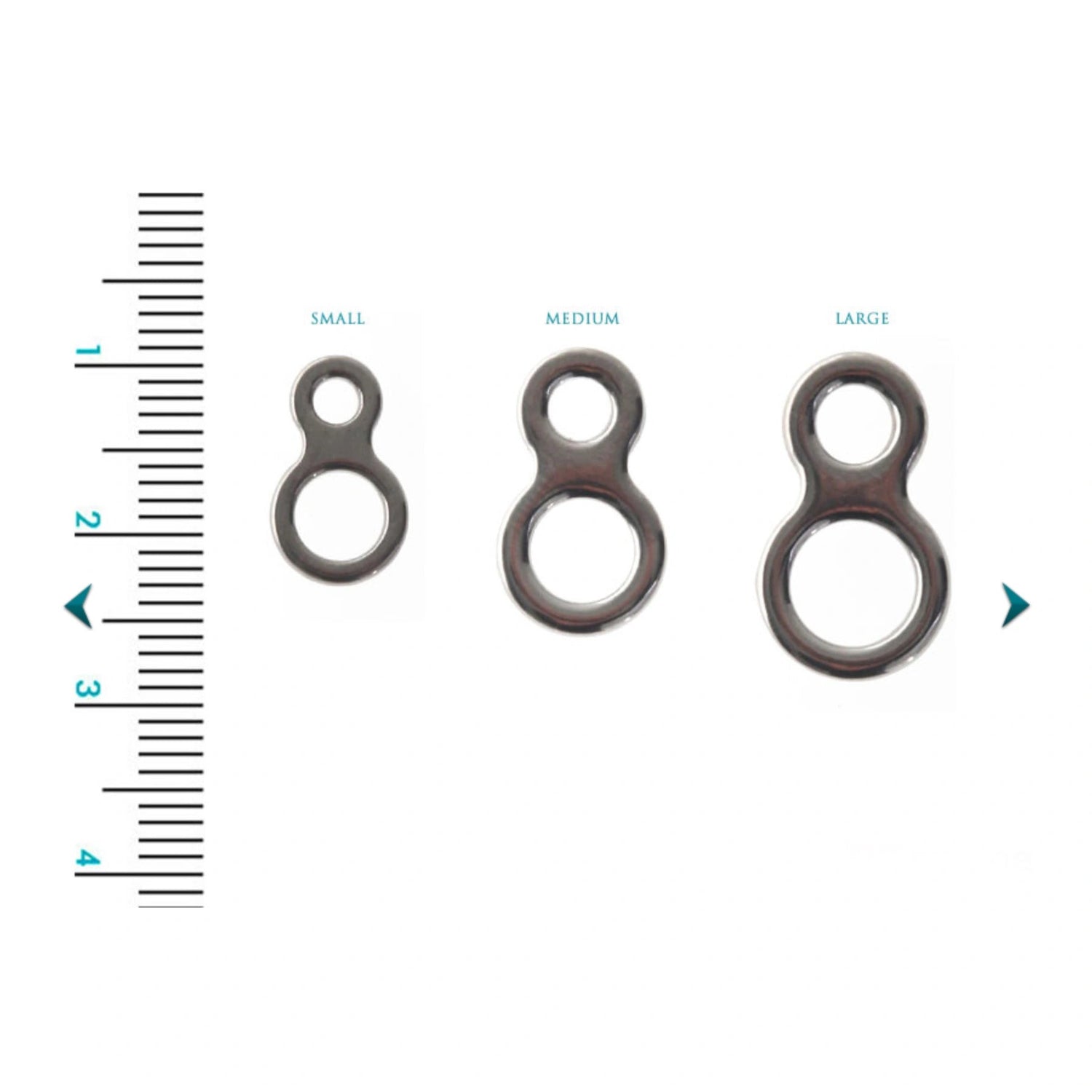 Jigging Master Figure 8 Ring-Terminal Tackle - Split & Solid Rings-Jigging Master-Small-Fishing Station