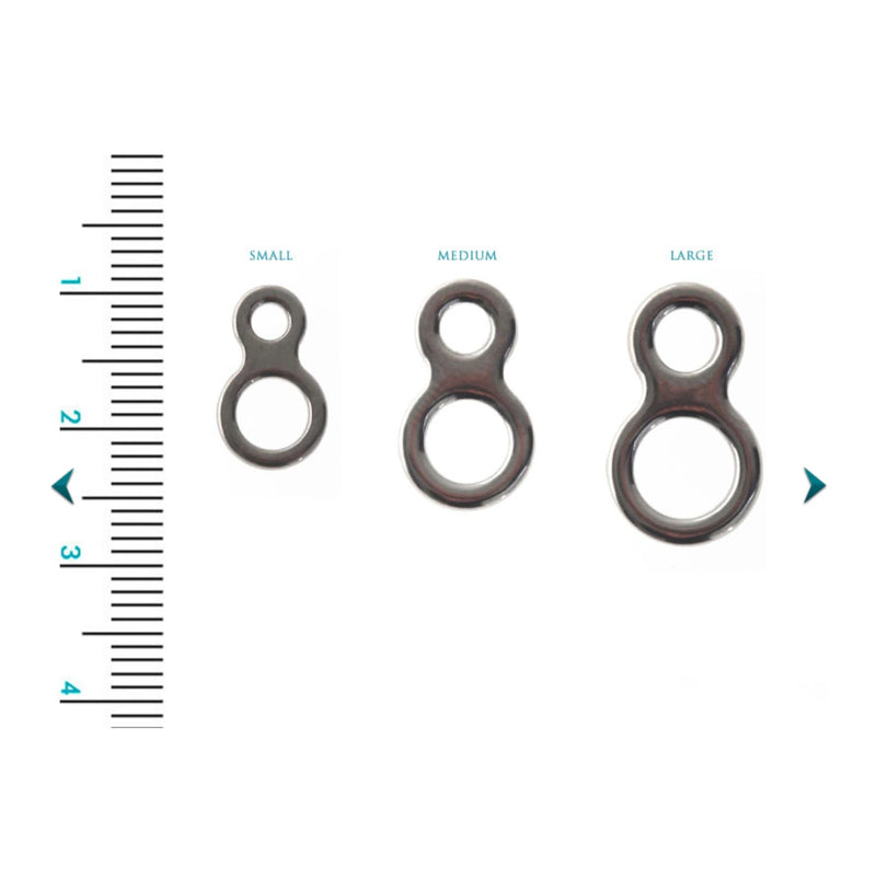 Load image into Gallery viewer, Jigging Master Figure 8 Ring-Terminal Tackle - Split &amp; Solid Rings-Jigging Master-Small-Fishing Station
