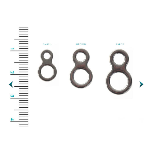Jigging Master Figure 8 Ring-Terminal Tackle - Split & Solid Rings-Jigging Master-Small-Fishing Station