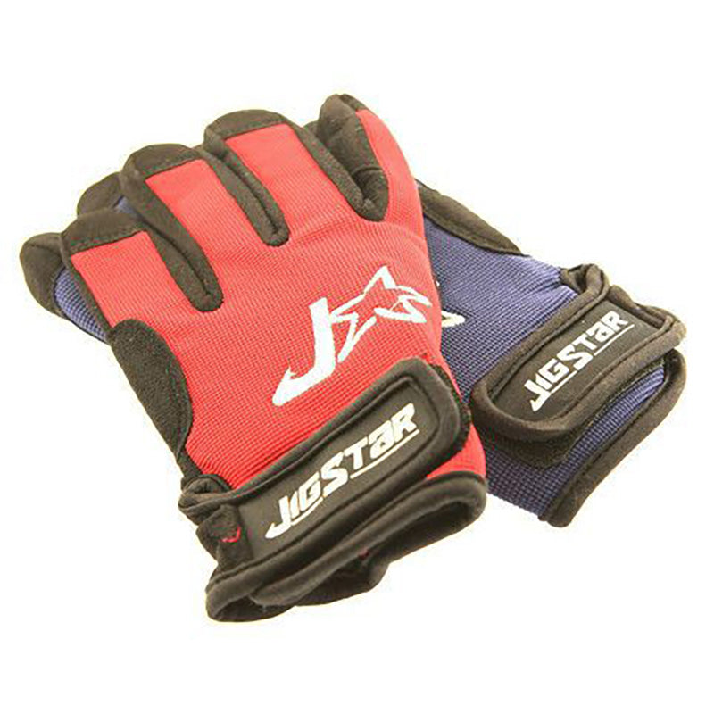 Jigstar Fishing Glove-Gloves-JigStar-Red/Black-XL-Fishing Station