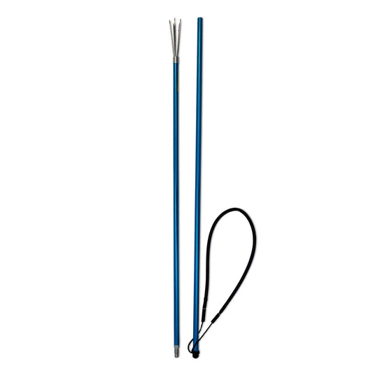 Land & Sea Anodised Aluminium 2pc Handspear Blue-Snorkelling & Spearfishing-Land & Sea-Fishing Station