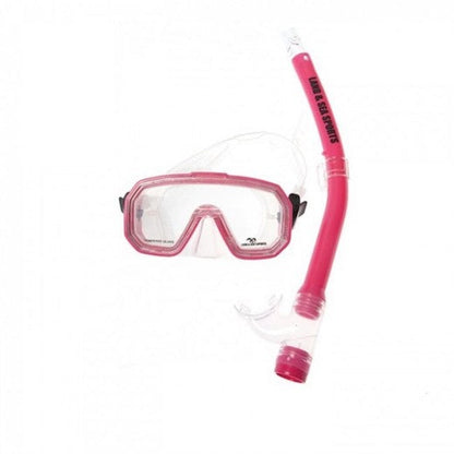 Land & Sea Kakadu Junior Silicone Snorkel-Snorkelling & Spearfishing-Land & Sea-Pink-Fishing Station