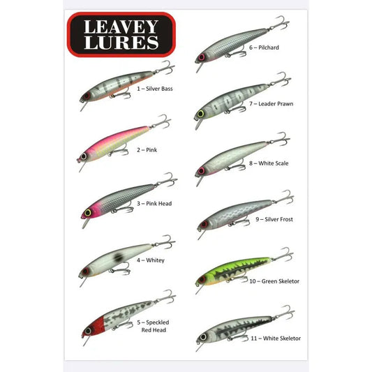 Leavey Lures Jew Hardbody Lure-Lure - Hardbody-Leavey Lures-Silver Bass-Size 160-Fishing Station