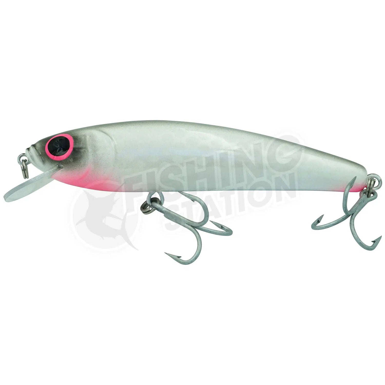 Leavey Lures Jew Hardbody Lure-Lure - Hardbody-Leavey Lures-White Scale-Size 160-Fishing Station