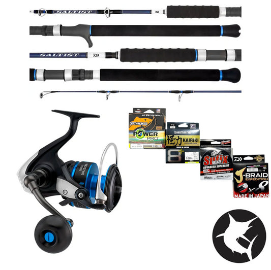 Light Kingfish Jigging Combo - Saltist Hyper / Saltist MQ 6000
