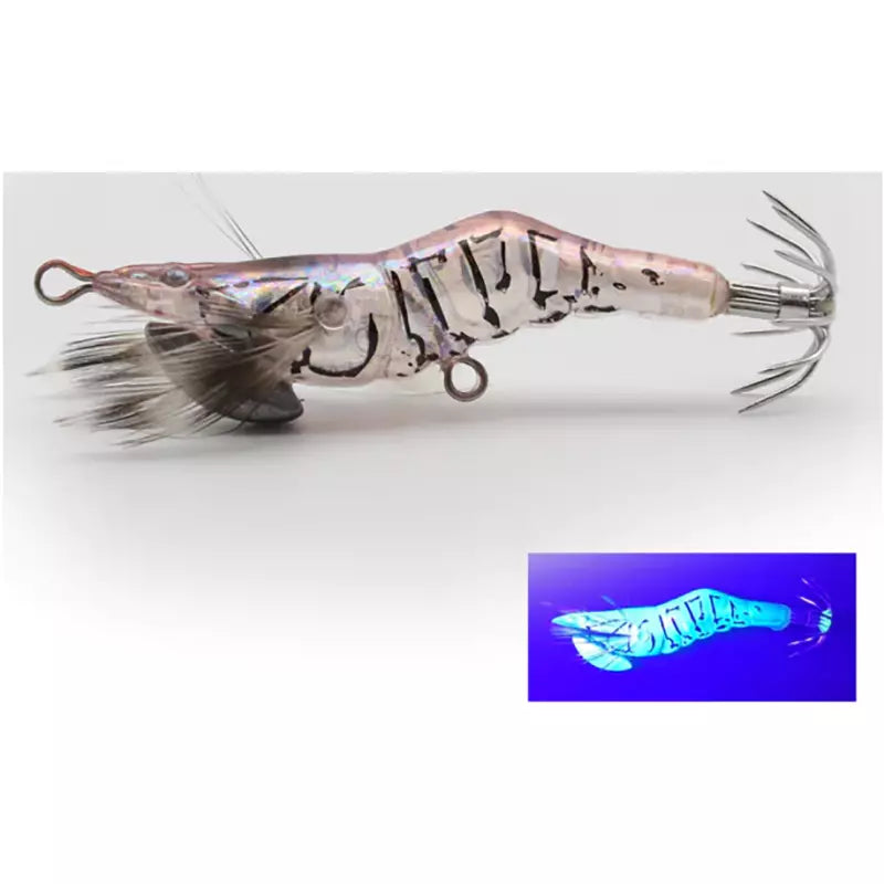 Little Jack Hanebix Egi Squid Jig-Lure - Squid Jigs-Little Jack-#01 UV Real Shrimp-35mm-Fishing Station