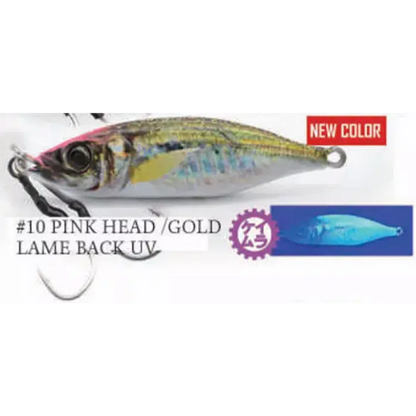 Little Jack Metal Adict Type 06 Jig-Lure - Jig-Little Jack-30g-10 Pink Heart Gold Lame Black-Fishing Station