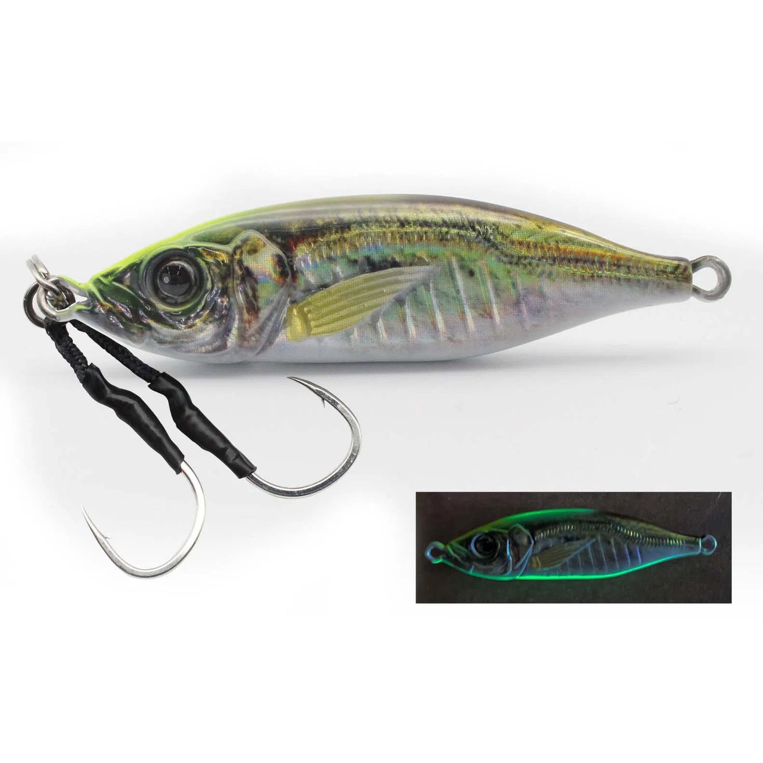 Little Jack Metal Adict Type 06 Jig-Lure - Jig-Little Jack-30g-07 Chart Head Glow Belly Aji-Fishing Station
