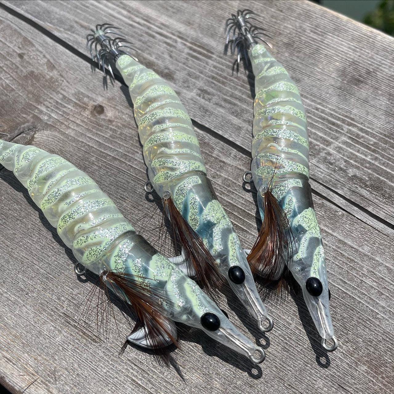 Little Jack Onliest Squid Jig-Lure - Squid Jigs-Little Jack-Size 3.0-#01 Suji-Prawn-Fishing Station