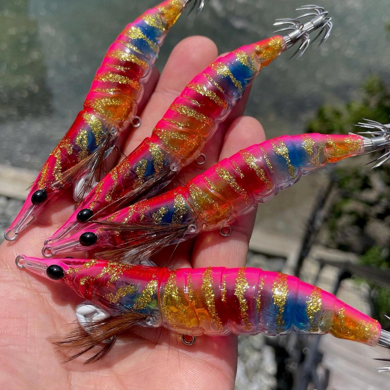 Little Jack Onliest Squid Jig-Lure - Squid Jigs-Little Jack-Size 3.0-#01 Suji-Prawn-Fishing Station