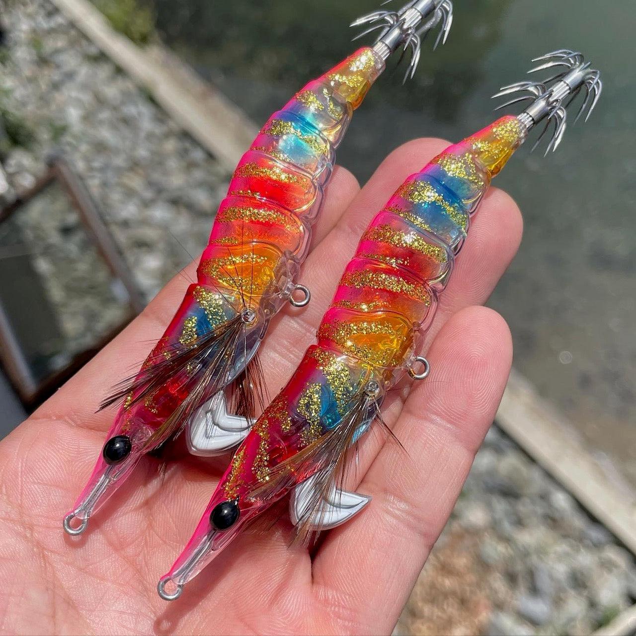 Little Jack Onliest Squid Jig-Lure - Squid Jigs-Little Jack-Size 3.0-#01 Suji-Prawn-Fishing Station
