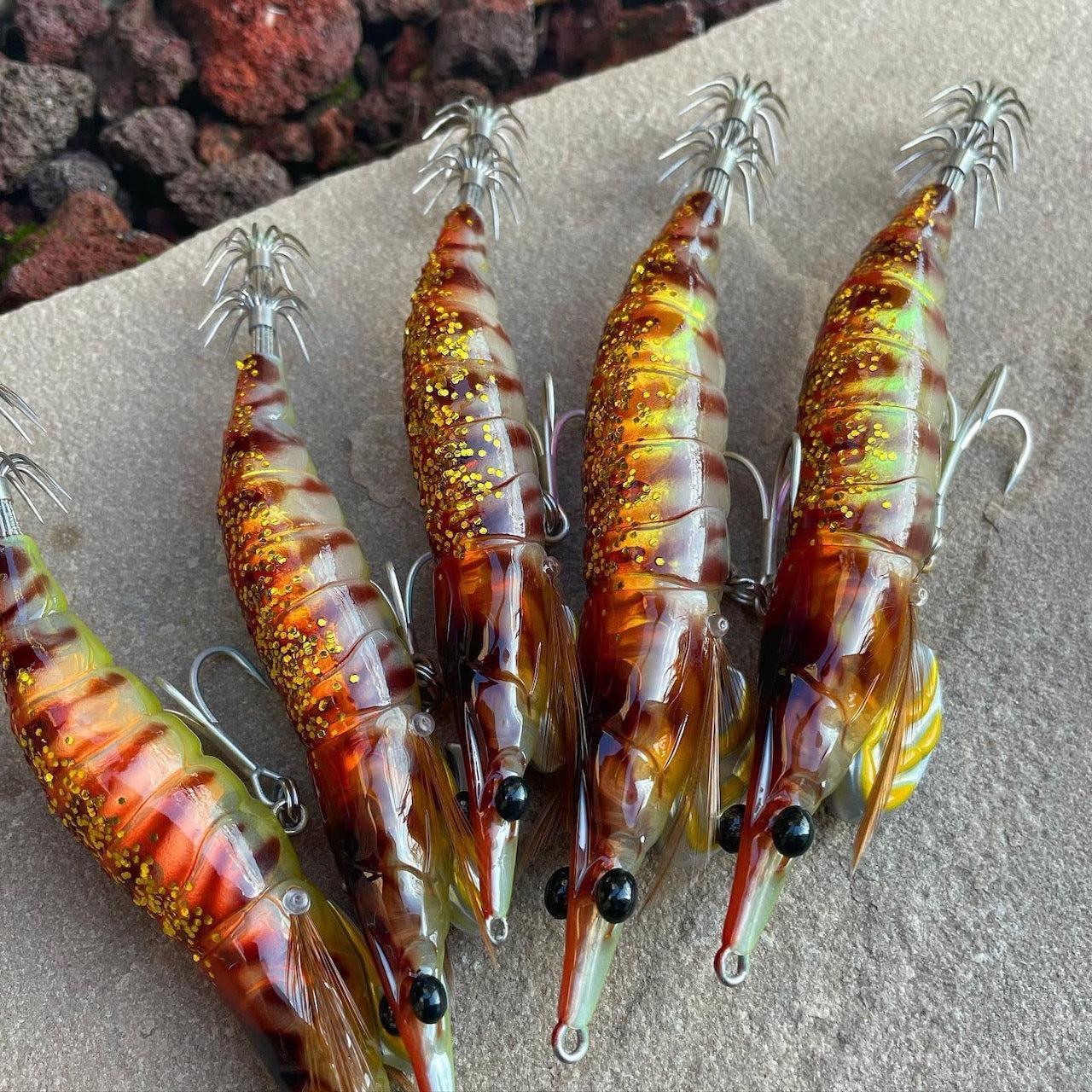 Little Jack Onliest Squid Jig-Lure - Squid Jigs-Little Jack-Size 3.0-#01 Suji-Prawn-Fishing Station