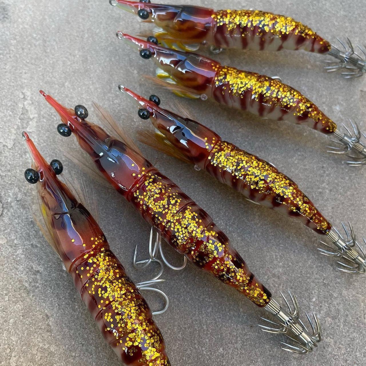 Little Jack Onliest Squid Jig-Lure - Squid Jigs-Little Jack-Size 3.0-#01 Suji-Prawn-Fishing Station