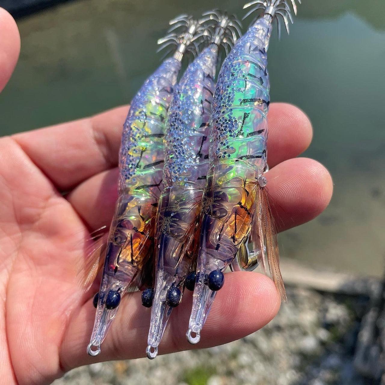 Little Jack Onliest Squid Jig-Lure - Squid Jigs-Little Jack-Size 3.0-#01 Suji-Prawn-Fishing Station