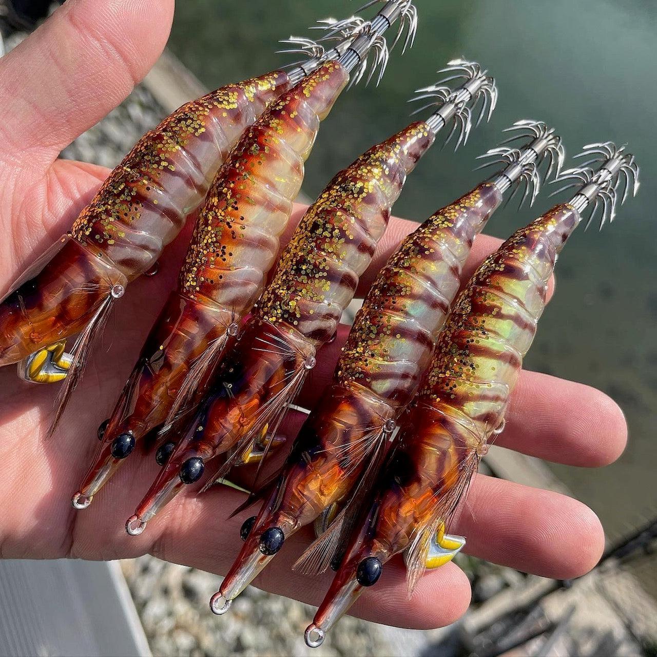 Little Jack Onliest Squid Jig-Lure - Squid Jigs-Little Jack-Size 3.0-#01 Suji-Prawn-Fishing Station