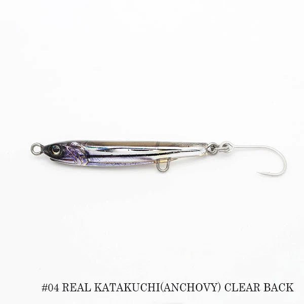 Little Jack Amezaiku-Lure - Metal-Little Jack-35mm-#04 Real Katakuchi (Anchovy) Clear Black-Fishing Station