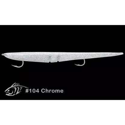 Lunker City Slug-Go Pre Rigged-Lure - Soft Plastic-Lunker City-#104 Chrome-9"-Fishing Station