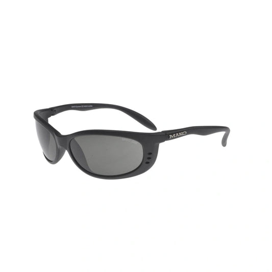 Mako Polarised Sunglasses - SleekXL-Sunglasses-Mako-Mt Blk - G Grey (9517-M01-G0S)-Fishing Station