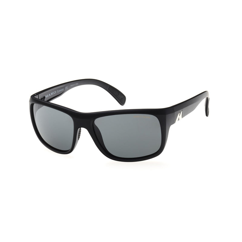 Load image into Gallery viewer, Mako Polarised Sunglasses - Apex-Sunglasses-Mako-Mt Blk Glass HDIR Grey (9601-M01-G0HR)-Fishing Station
