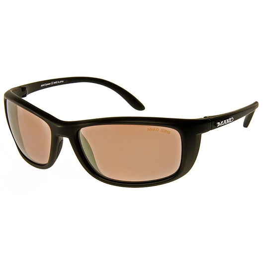 Mako Polarised Sunglasses - Blade-Sunglasses-Mako-Mt Blk Glass HD Silver Mirror (9569-M01-G3H9)-Fishing Station
