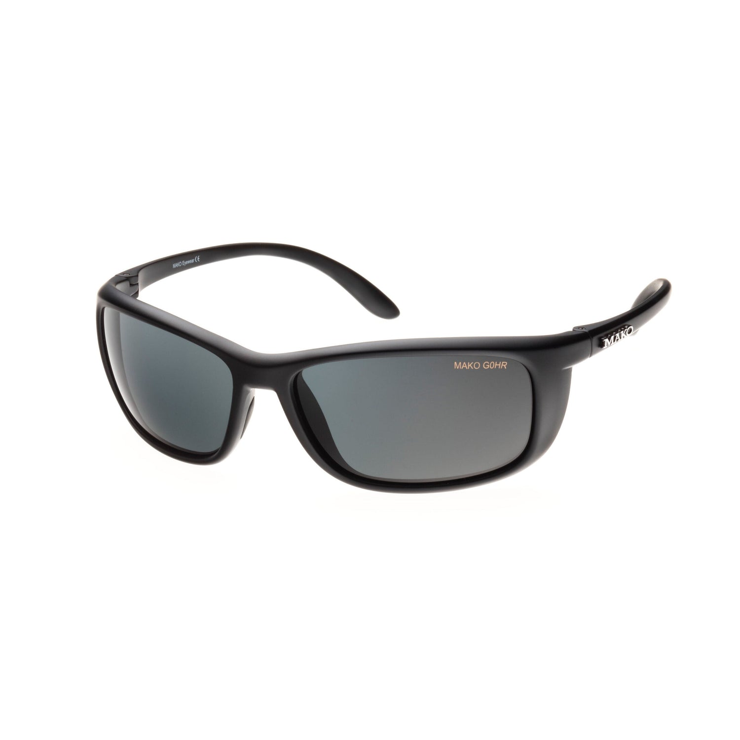 Mako Polarised Sunglasses - Blade-Sunglasses-Mako-Mt Blk Glass HDIR Grey (9569-M01-G0HR)-Fishing Station