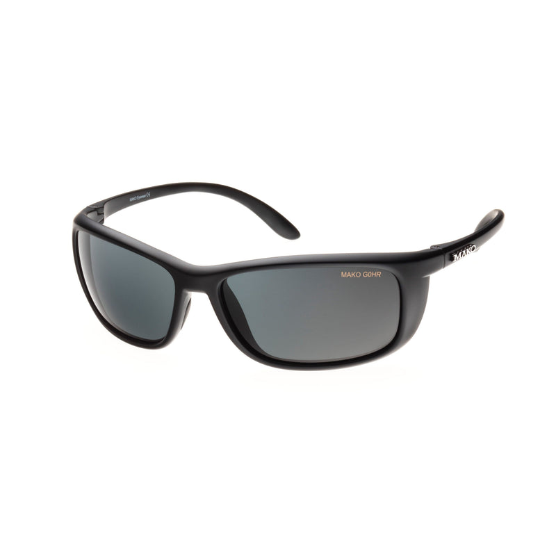 Load image into Gallery viewer, Mako Polarised Sunglasses - Blade-Sunglasses-Mako-Mt Blk Glass HDIR Grey (9569-M01-G0HR)-Fishing Station
