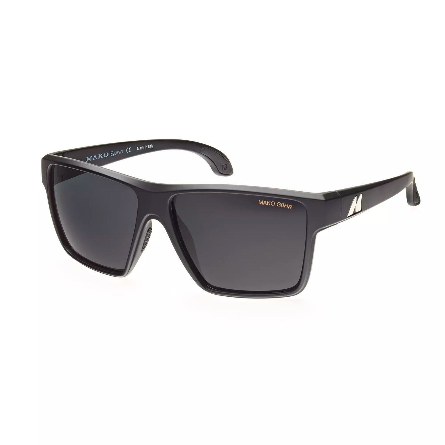 Mako Polarised Sunglasses - Cast-Sunglasses-Mako-Mt Blk Glass Grey HDIR (9611 M01G0HR)-Fishing Station