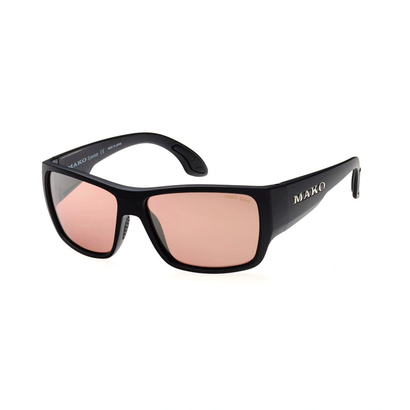 Mako Polarised Sunglasses - Covert-Sunglasses-Mako-Mt Blk Glass HD Copper Bronze Mirror (9596-M01-G3H-Fishing Station