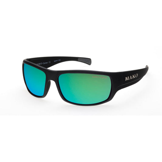 Mako Polarised Sunglasses - Escape-Sunglasses-Mako-Mt Blk Glass HD Green Mirror Rose (9581-M01-G2H5))-Fishing Station