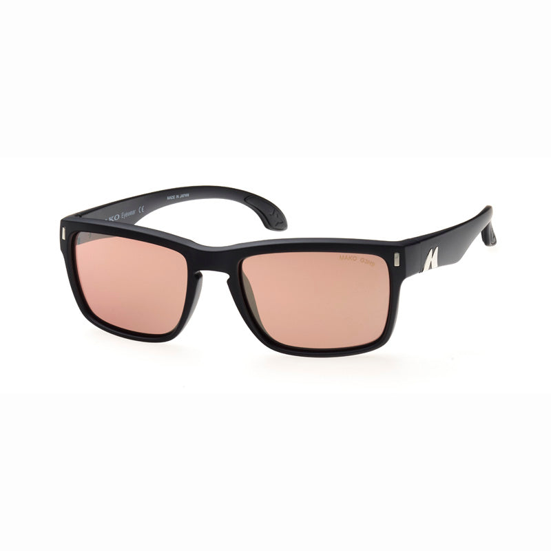 Load image into Gallery viewer, Mako Polarised Sunglasses - GT-Sunglasses-Mako-Mt Blk Glass Copper Bronze Mirror (9583-M01-G3H9)-Fishing Station
