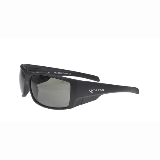Mako Polarised Sunglasses - Indestructible-Sunglasses-Mako-Mt Blk Polycarbonate Grey-Fishing Station