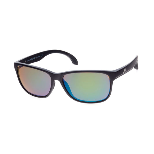 Mako Polarised Sunglasses - Mistral-Sunglasses-Mako-Mt Blk Gl Rose Grn Mirror (9609 M01G2H5)-Fishing Station