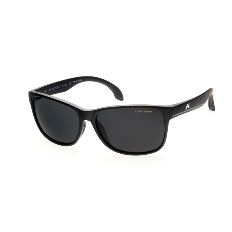 Load image into Gallery viewer, Mako Polarised Sunglasses - Mistral-Sunglasses-Mako-Mt Blk Glass HDIR Grey (9609 M01G0HR)-Fishing Station
