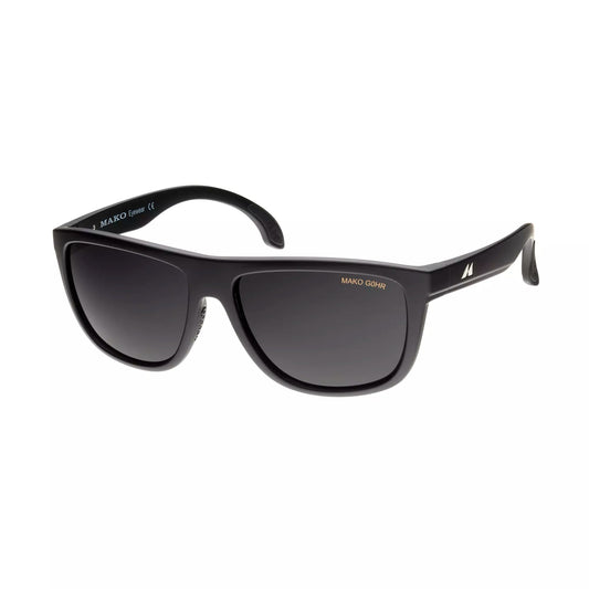 Mako Polarised Sunglasses - Tidal-Sunglasses-Mako-Mt Blk Glass HDIR Grey (9607-M01-G0HR)-Fishing Station