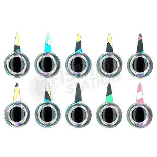 Mango Tie Down Eyes-Fly Fishing - Fly Components-Mango-Mirage Yellow Black-8mm-Fishing Station