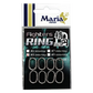Maria Fighters Oval Split Ring-Terminal Tackle - Swivels & Snaps-Maria-#5 (150lb 8pc)-Fishing Station