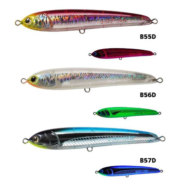 Maria Rapido Floating-Lure - Poppers, Stickbaits & Pencils-Maria-B55D (Neon Red)-130mm - 30g-Fishing Station
