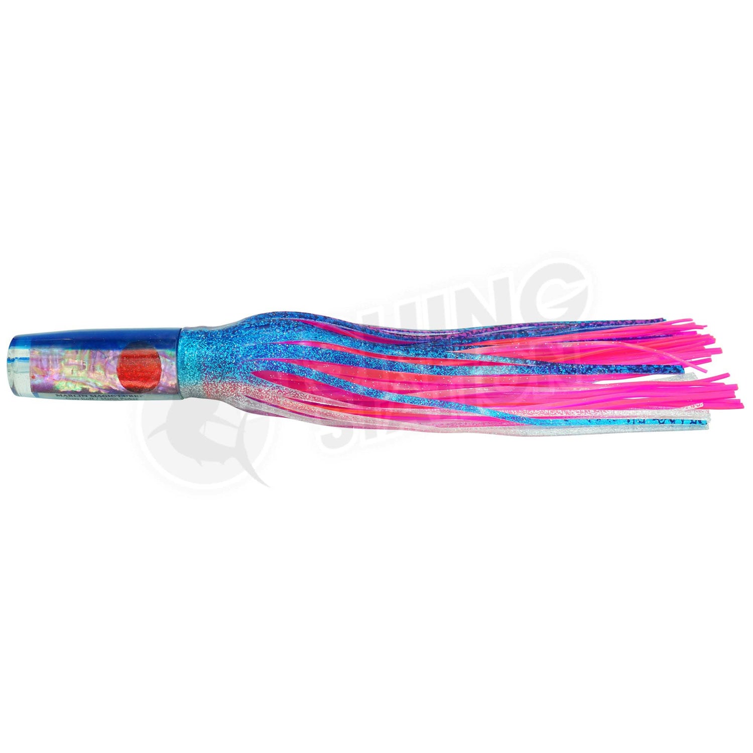 Marlin Magic Large Hard Head-Lure - Skirted Trolling-Marlin Magic-Blue Red Eye-Fishing Station